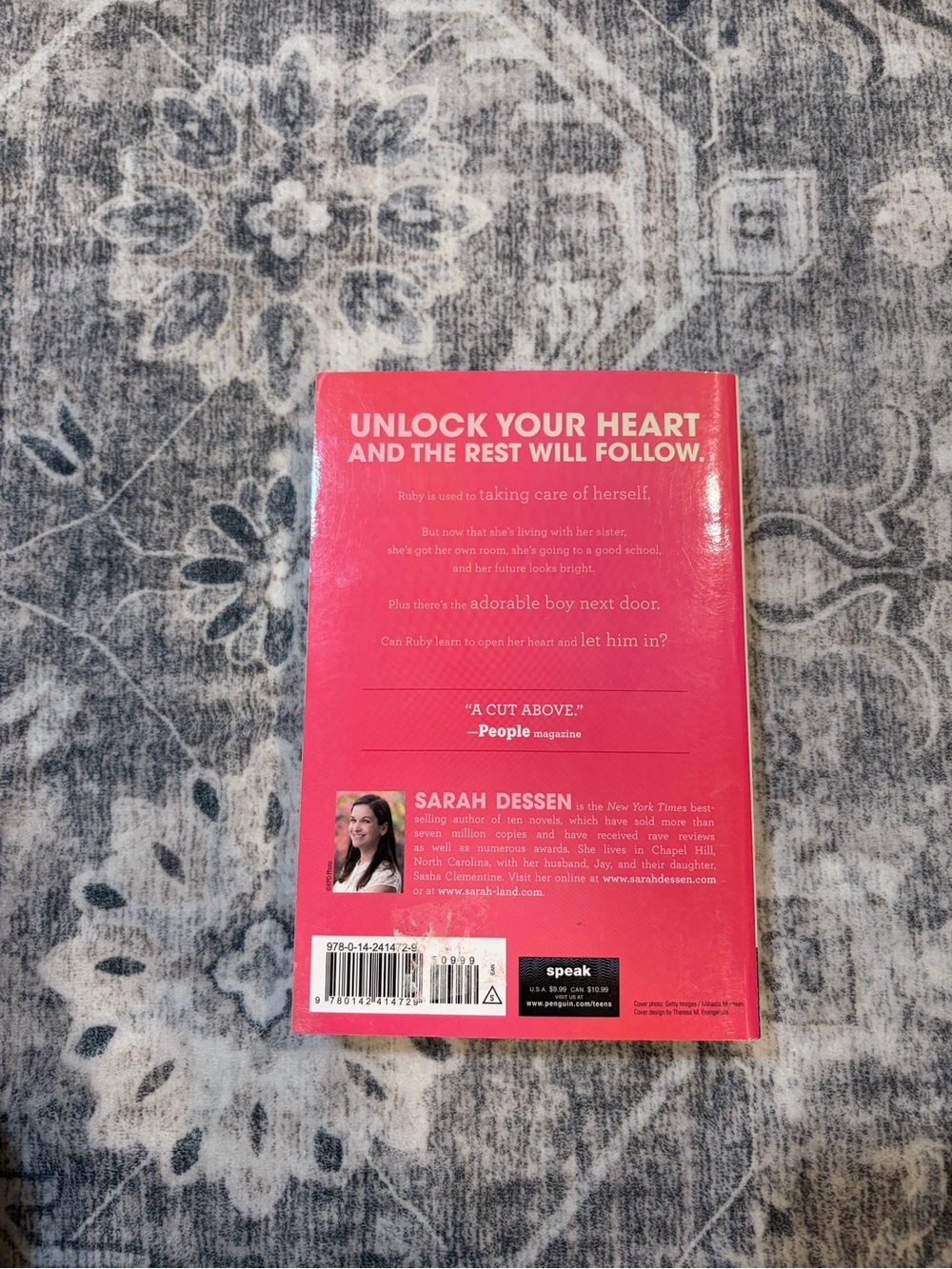 Sarah Dessen Lock & Key - Paperback Book (green/Red Cover) - Picture 4 of 4